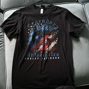 Black Harley Davidson T Medium